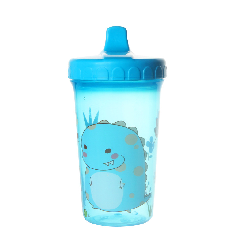 Ente-Schnabel-Lernbecher für Babys ab Werk, 300ml, großvolumiger Sommerwasserbecher, auslaufsicher und dicht verschlossener Babywasserbecher - 9