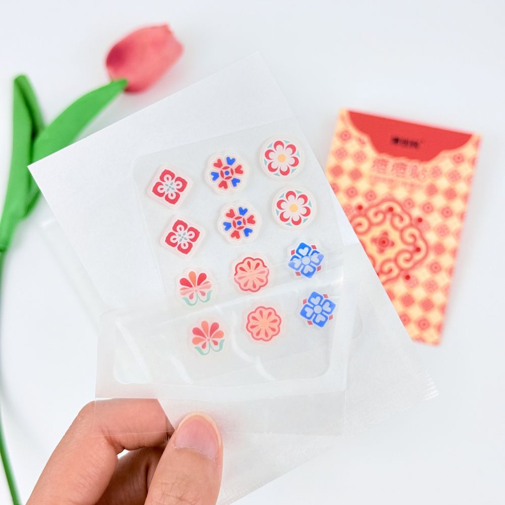 Guofeng Akne-Patches Dunhuang-Stil Make-up-geeignet