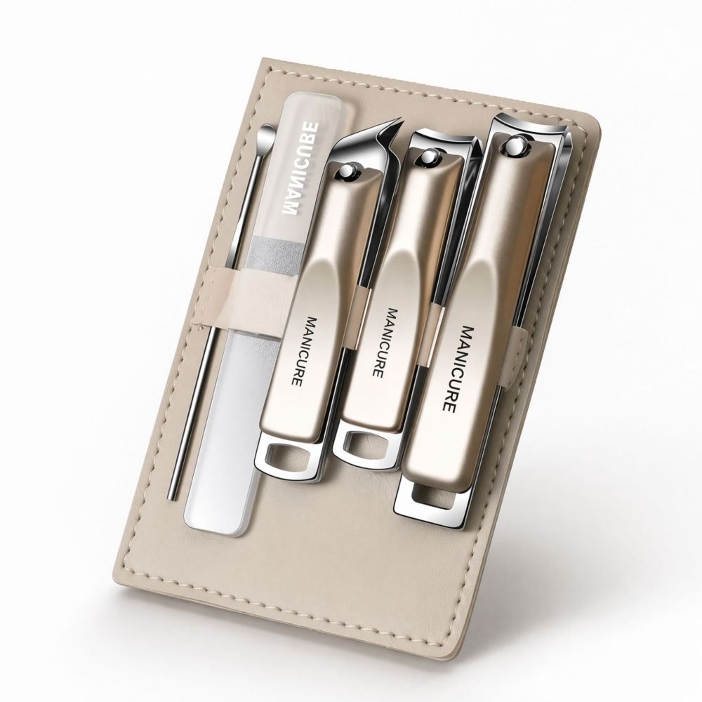Nail Clipper Set, Anti-Splash, Ear Pick and Foot Clipper