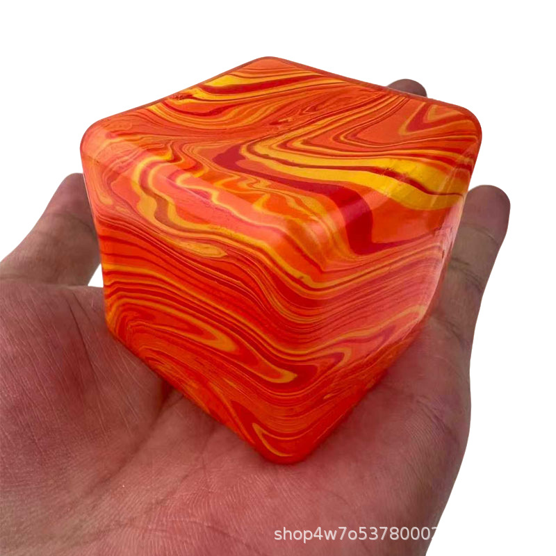 Cross-border Needoh Style Marble Ice Cube Stress Relief Fidget Toy Cube Block Maltose Squeeze Factory - 10