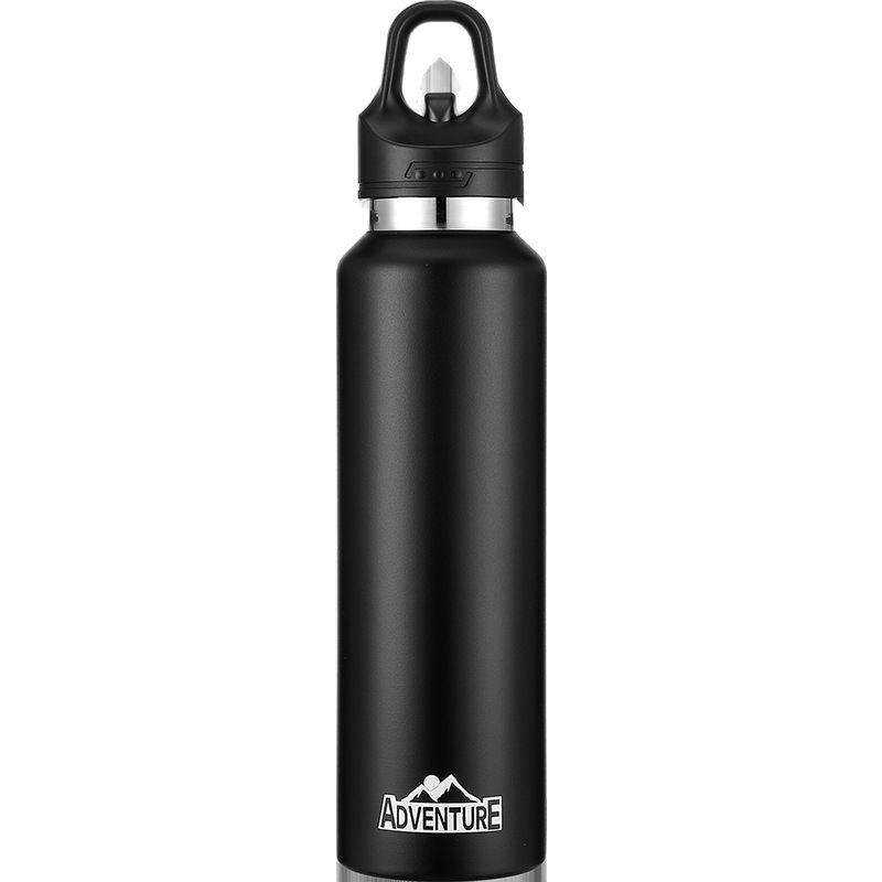 Sports thermos with one-touch lid, large capacity