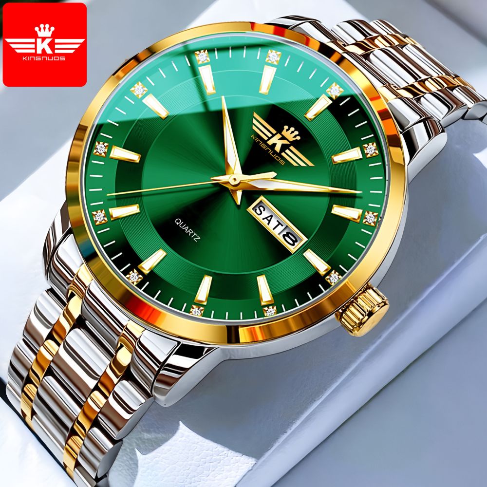 Men's Automatic Dual Calendar Watch Waterproof Luminous - 1