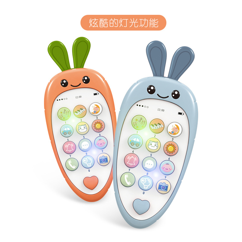 Kids' Musical Early Education Toy Phone with Cartoon Learning Machine - 1