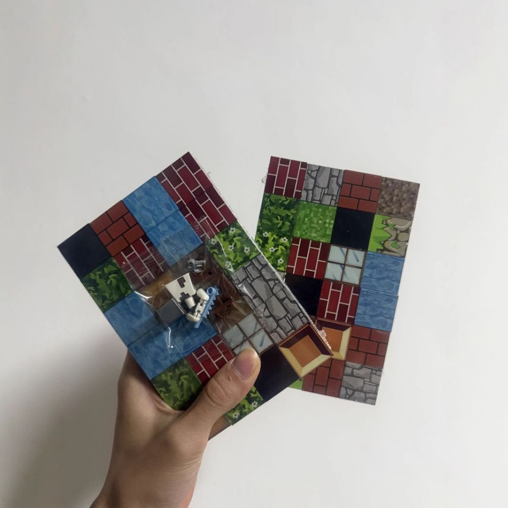 Magnetic World Block Set, Magnetic Mini Building Blocks, 2.5 cm - 1