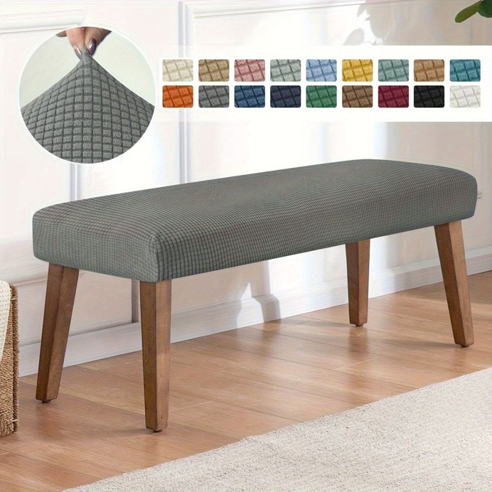 Nordischer Mais-Samt-Elastischer Bankbezug Hocker-Schutzhülle Kopfende Bänke Hocker-Bezug Wasserdicht Ölbeständig INS-Stil