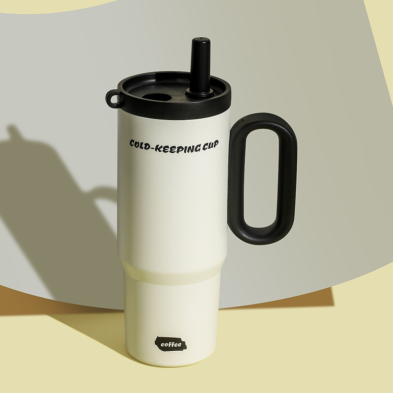 Ice Ba cup large capacity 316 stainless steel ceramic lined thermos cup, special car water cup, lightweight with a luxurious and premium feel. - 10