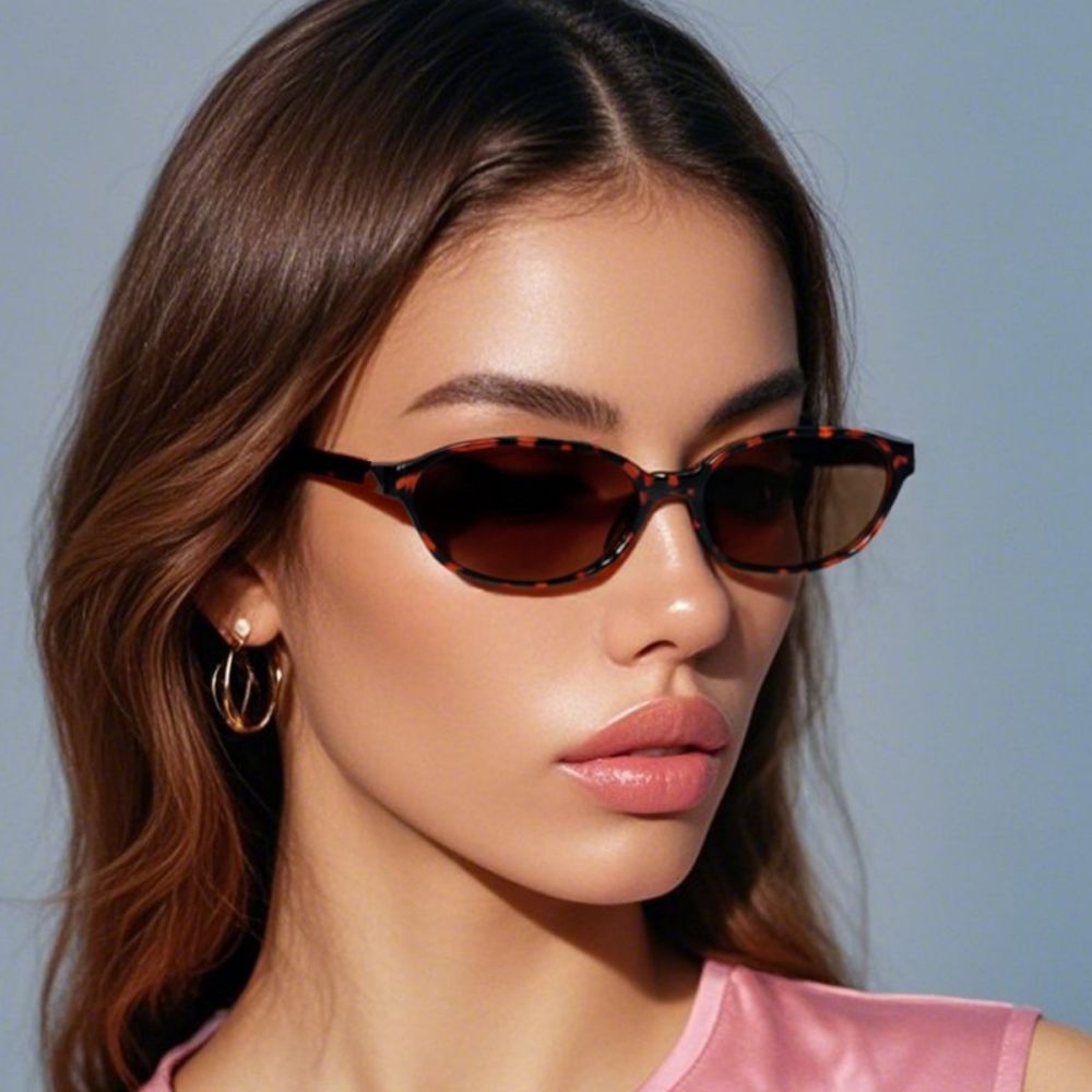 britische Retro-Sonnenbrille mit ovalem Rahmen, kleine Rahmen-Sonnenbrille, grenzüberschreitende Sonnenbrille im Großhandel, modische Sonnenbrille, Sonnenbrille