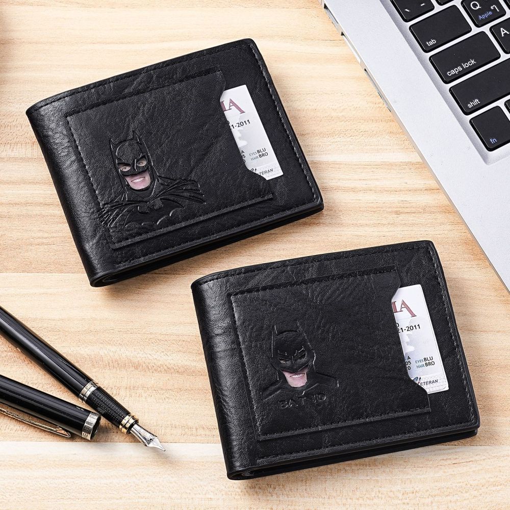Superhero Men's Wallet, Multi-Slot ID Card Holder