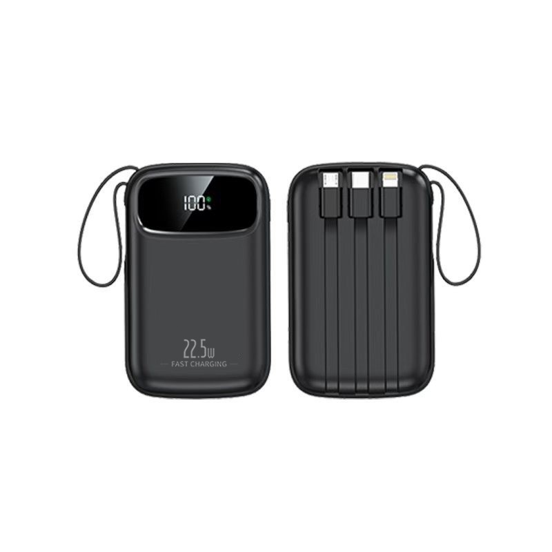 Powerbank Mini Hochleistung 20000mAh 3C-Zertifiziert Ultra-Schnellladestation Powerbank mit integriertem Kabel Mobiler Stromspeicher - 13