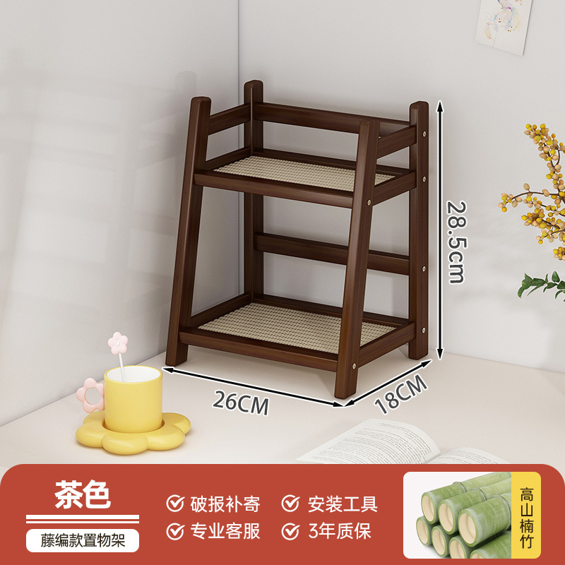 Multi-functional kitchen storage shelf small desktop spice multi-layer storage rack countertop oil salt sauce vinegar display shelf - 6