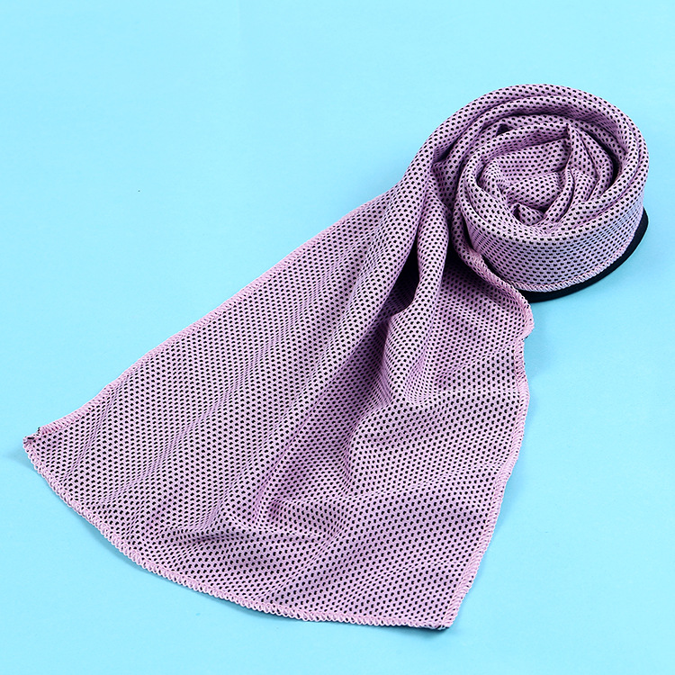 Cooling towel, outdoor cooling sports towel, transport labor sweat-wiping quick-drying polyester cold towel wholesale - 8
