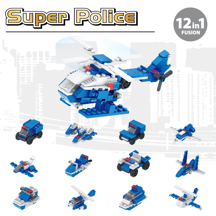 Small Building Blocks in Box, Educational Toy with Small Parts for Kindergarten