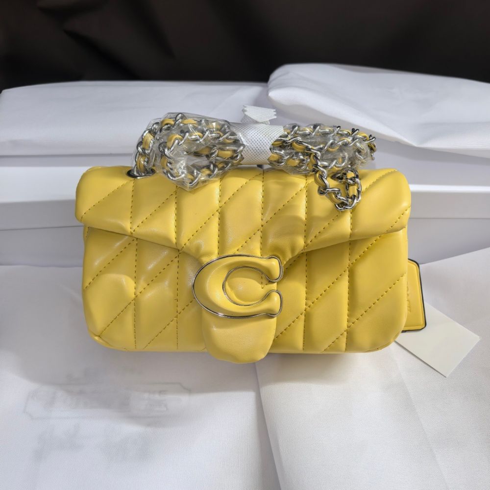 Women's Diamond Quilted Chain Crossbody Bag Small Square Bag