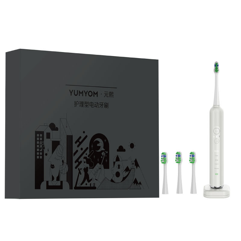 Electric toothbrush with magnetic levitation, ultrasonic, adult