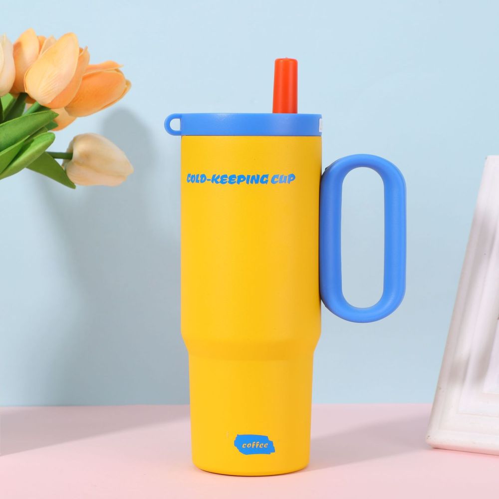 Ice-Supremacy-Becher, großvolumig, hochwertiges Design, Isolierbecher für Damen, 316er Edelstahl, individualisierbar, leichte Luxusausstattung, Premium-Wasserflasche mit Kühleffekt - 12