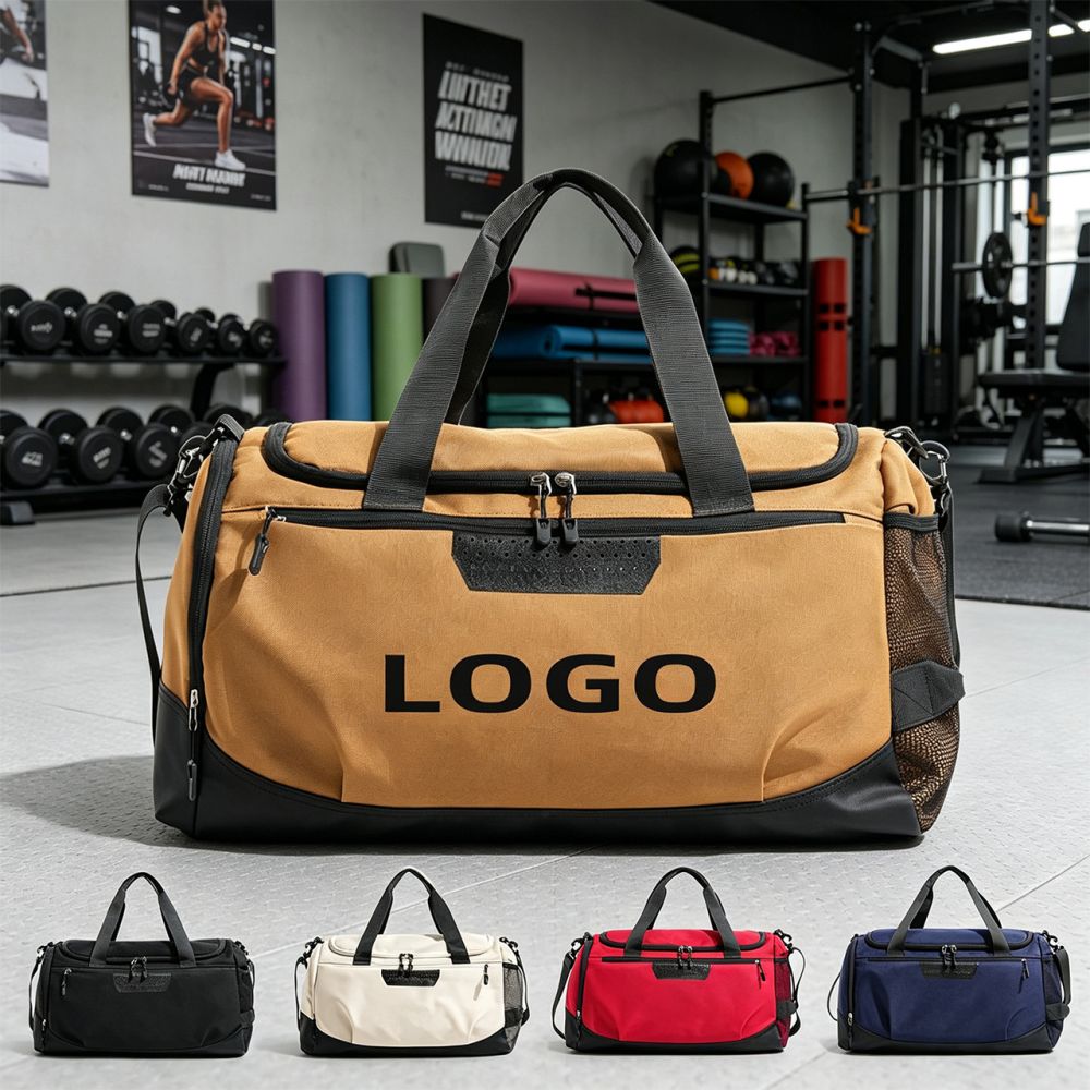 Oxford kumaş fitness çantası, kuru-yaş ayrılı, büyük kapasite