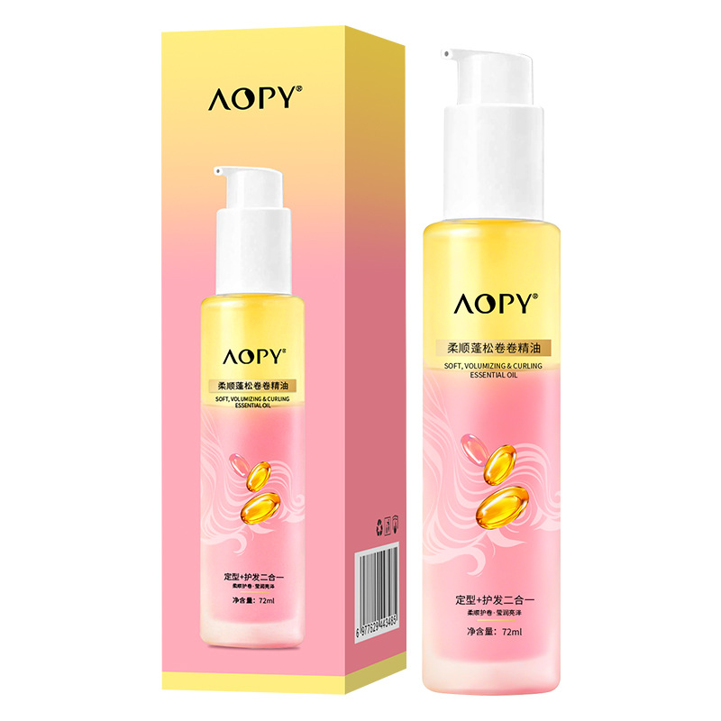 AOPY Curl Essential Oil, 2-in-1 for Frizzy and Dry Hair