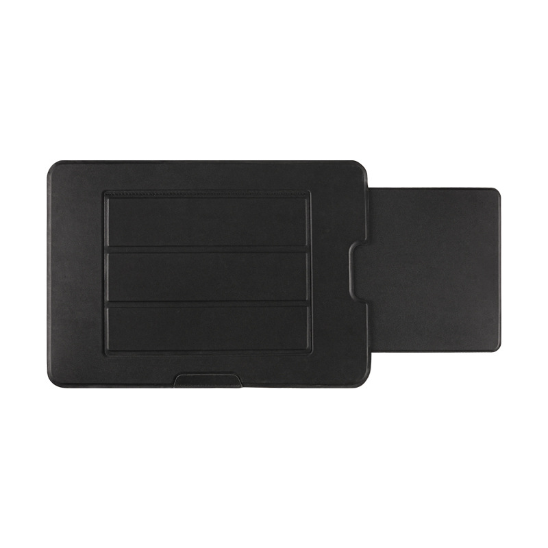Portable Laptop Stand Leather Non-Slip Surface Heat-Insulating Retractable Mouse Pad Adjustable Lap Desk