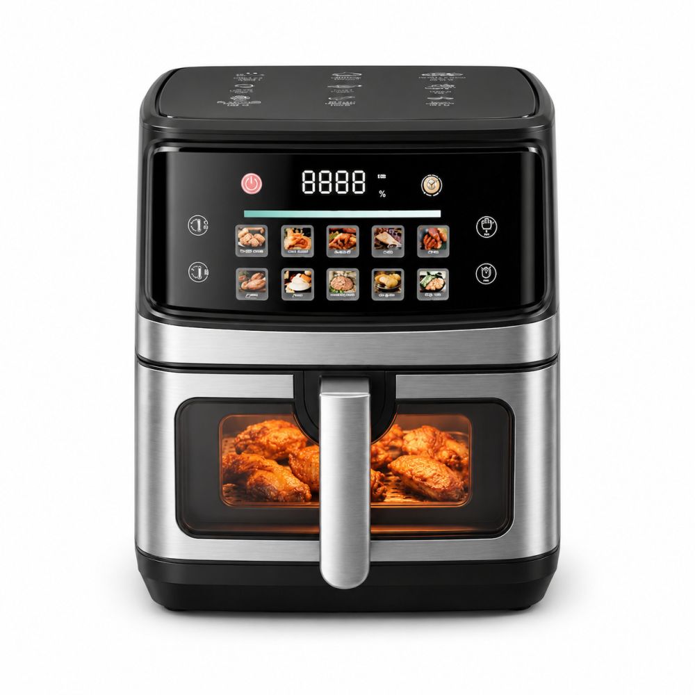 Görüşlü hava fritöz çapraz sınır airfryer paslanmaz çelik bilgisayar versiyonu akıllı ev elektrikli fritöz büyük kapasiteli dış ticaret - 8