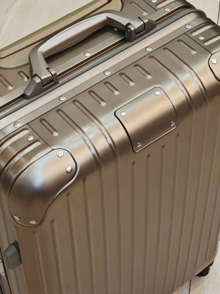 Deutsches Aluminium-Magnesium-Legierung Kofferset R-Serie Trolley Original 21 Zoll Handgepäck Reisekoffer