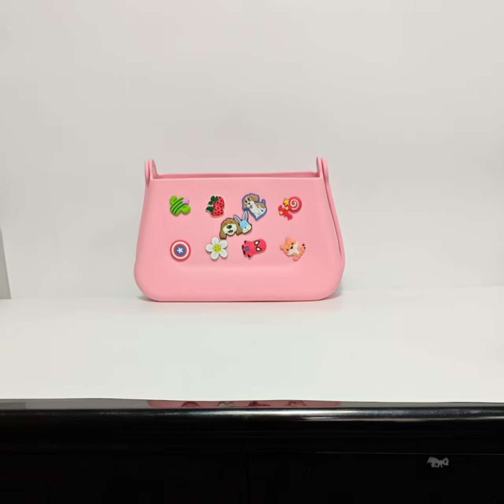 EVA Handtasche mit Tragegriff, Trend-Kosmetiktasche mit Lochdesign, Schultertasche, DIY-fähig, Cartoon-Zubehör, Umhängetasche, Lagerbestand verfügbar - 2