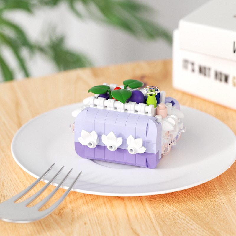 Kuchen-Bausteine-Spielzeug für Mädchen, Lernbausteine-Set