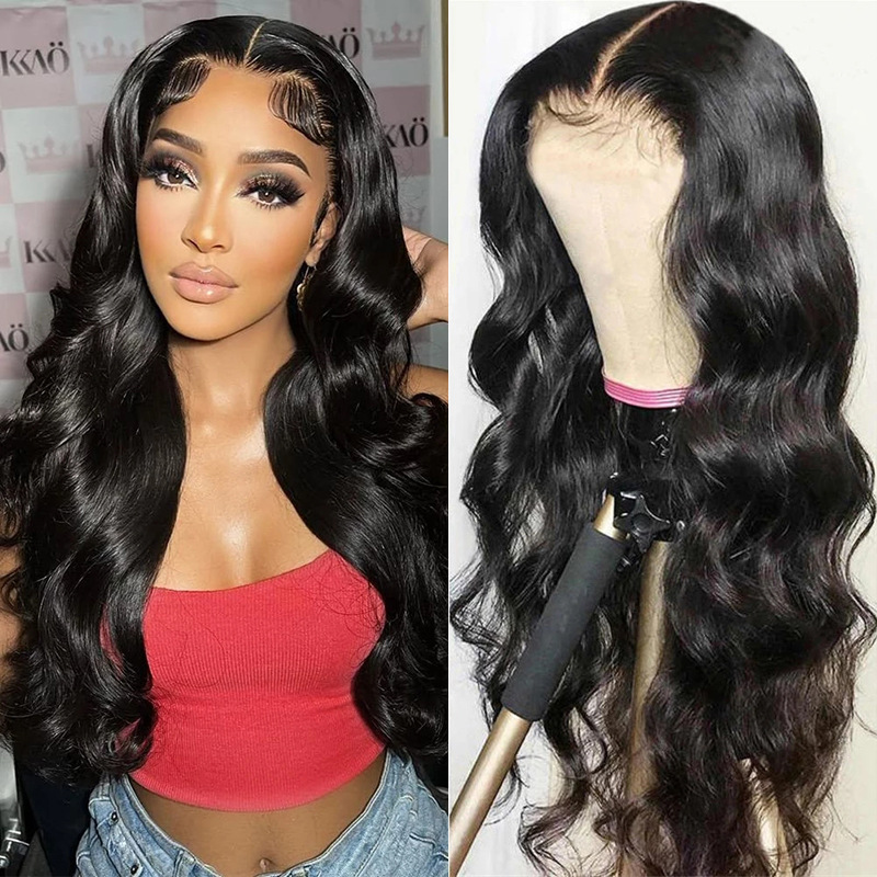 4x4 body closure wigs, front lace human hair wig, full head wig cap, lace frontal wig