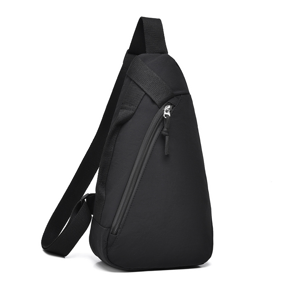 Chest bag, shoulder bag, shopping, travel, cycling, sports, solid color crossbody phone bag for women, daily use small bag, niche design. - 7