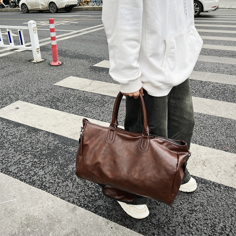PU Travel Bag Waterproof with Shoe Compartment