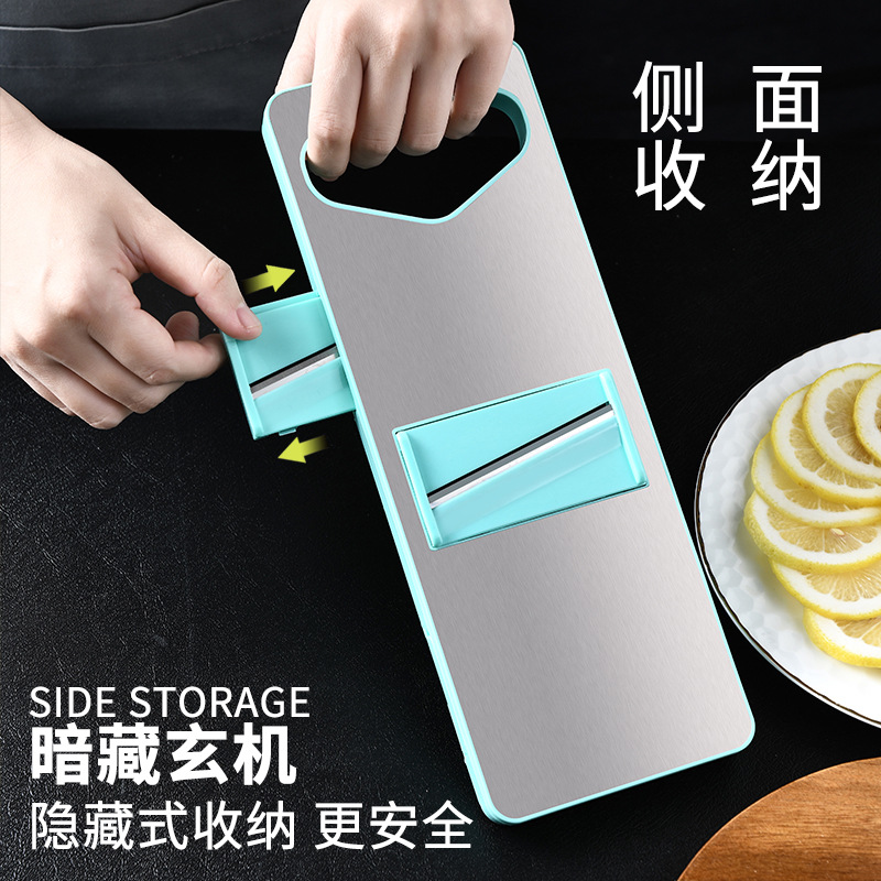 Home type potato grater stainless steel multifunctional vegetable chopper kitchen vegetable cutting tool grater - 5