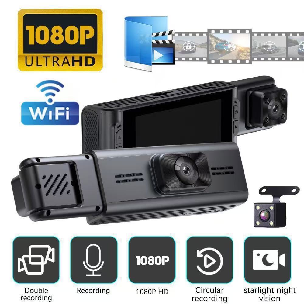 Dashcam S18 3.16 inch IPS Night Vision WiFi - 1