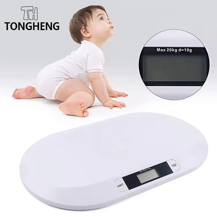 Grenzüberschreitend heißer Verkauf intelligente Babywaage digitale Waage 20 kg Waage Haus kleine Babywaage Haustierwaage - 1