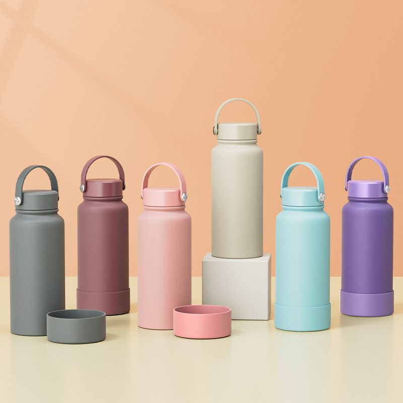Cross-border 304 stainless steel space thermos, large capacity outdoor travel portable sports water bottle customization - 3