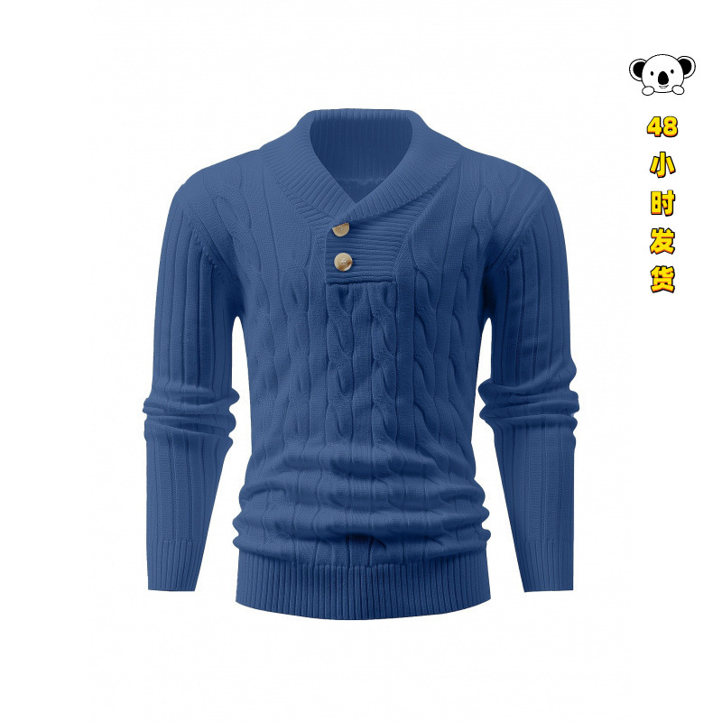 D 54395 Herren Slim Fit Strickpullover - 1