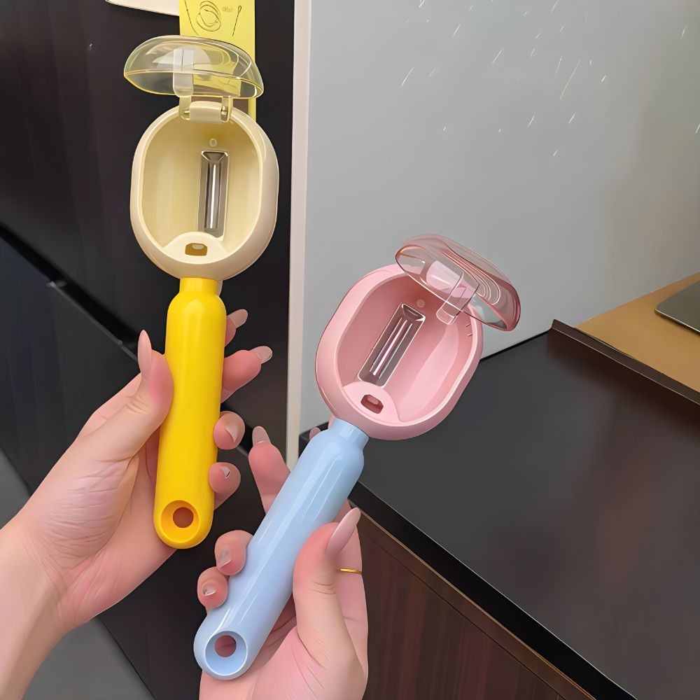 Color-Block Peeler with Storage Box, Potato and Fruit
