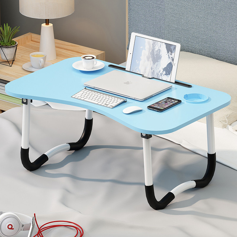 Curved Foldable Bed Laptop Desk for Bay Window
