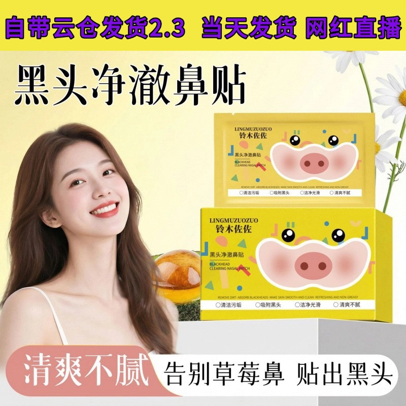 Suzuki Sasa Blackhead Nose Strips, Acid-Free, Portable - 1