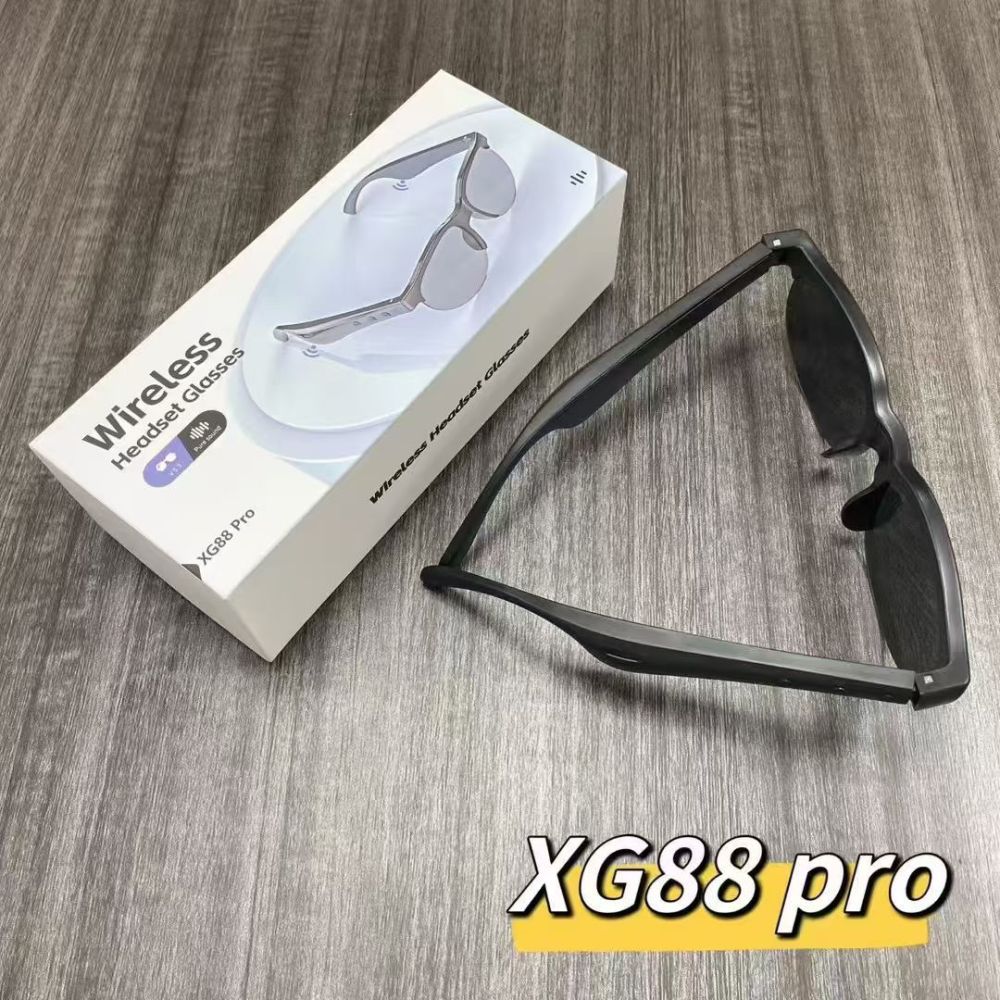 跨境爆款AI智能蓝牙眼镜XG88 PRO太阳镜运动通话无线音频眼镜双耳