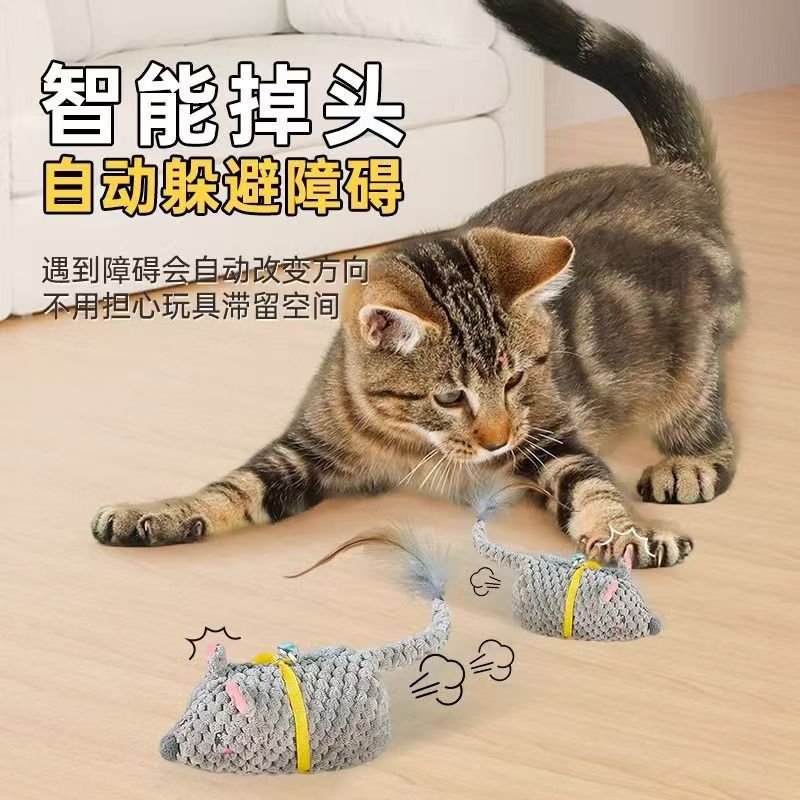 Elektrikli Fare Kedi Oyuncağı, Gerçekçi, Kendi Kendine Oynayan
