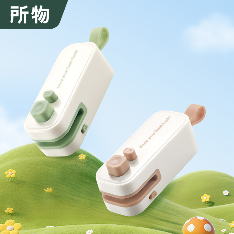 Portable mini household bag sealer machine