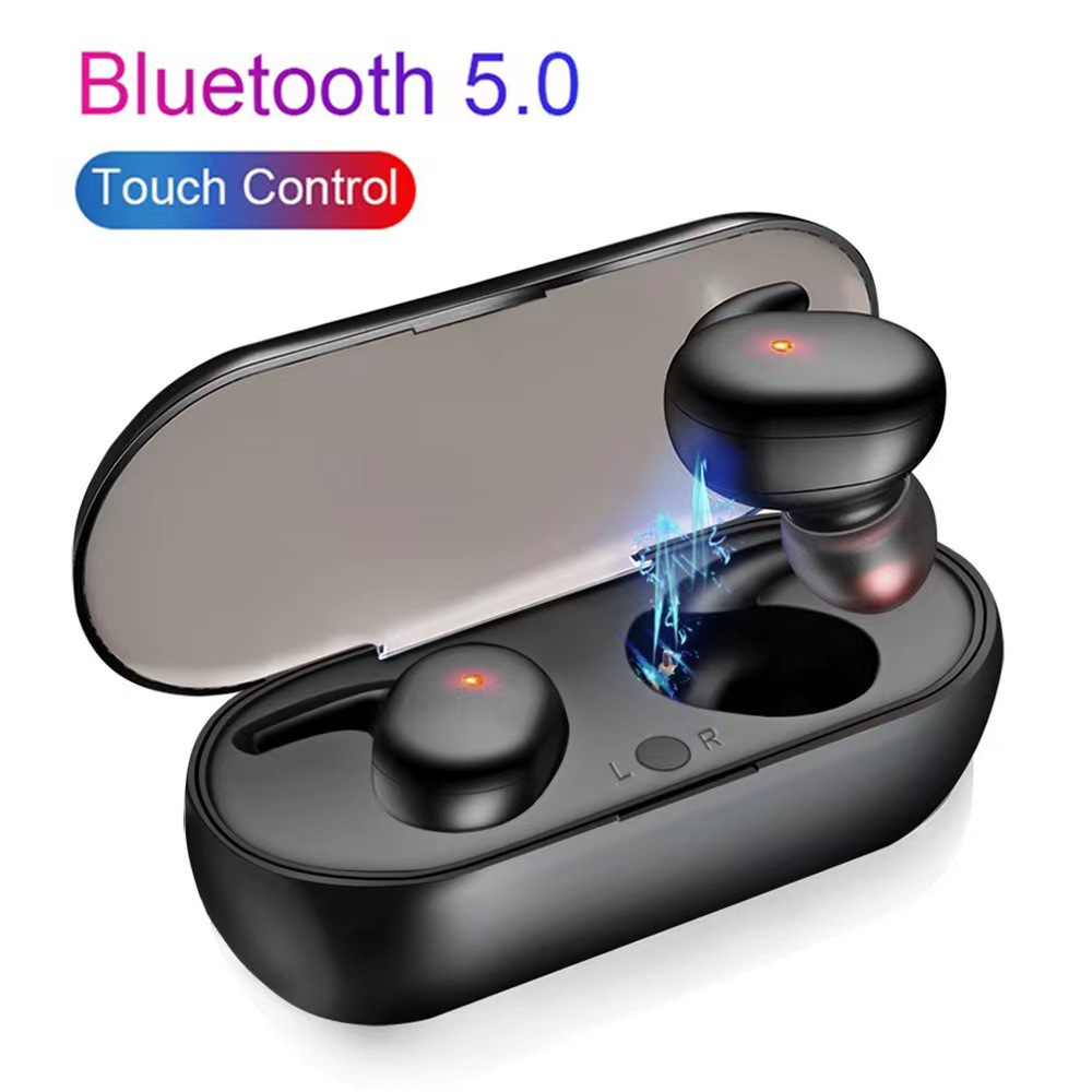 Y30/TWS-4/TWS-5 touch Bluetooth earbuds, frosted finish, power indicator