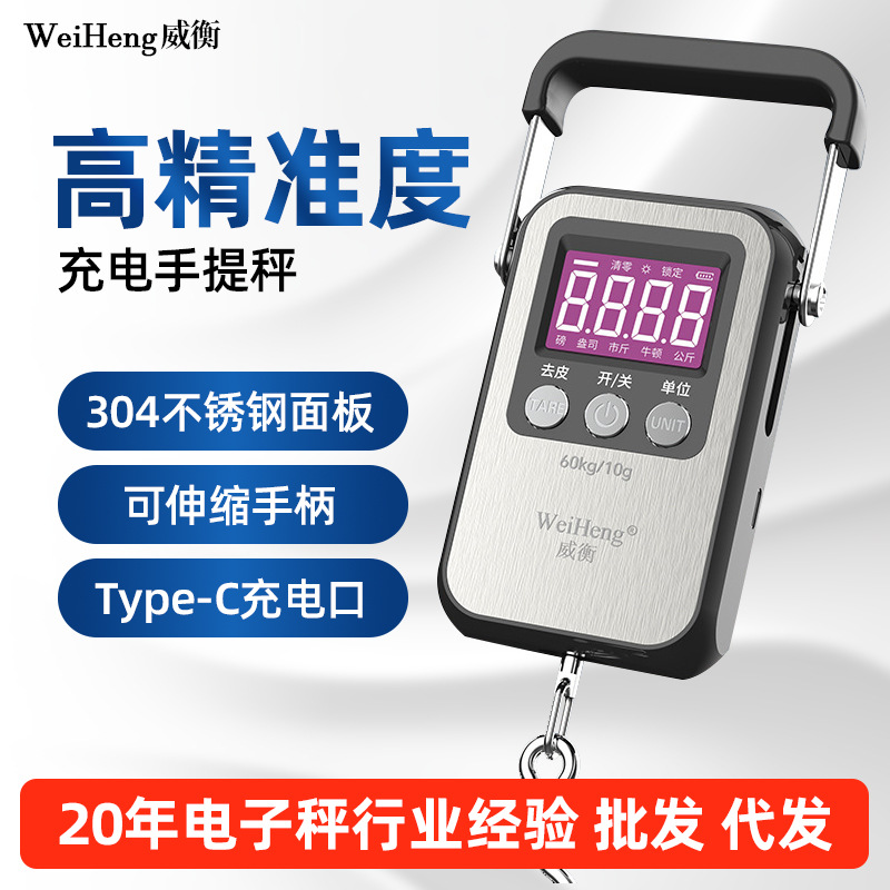 Portable Handheld Electronic Scale Model A35, Precise, Hanging Spring Scale