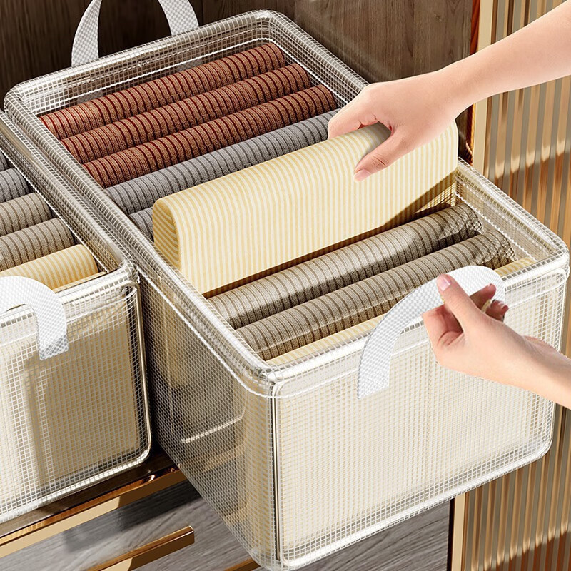 Faltbare PVC-Aufbewahrungsbox, transparent, großvolumig