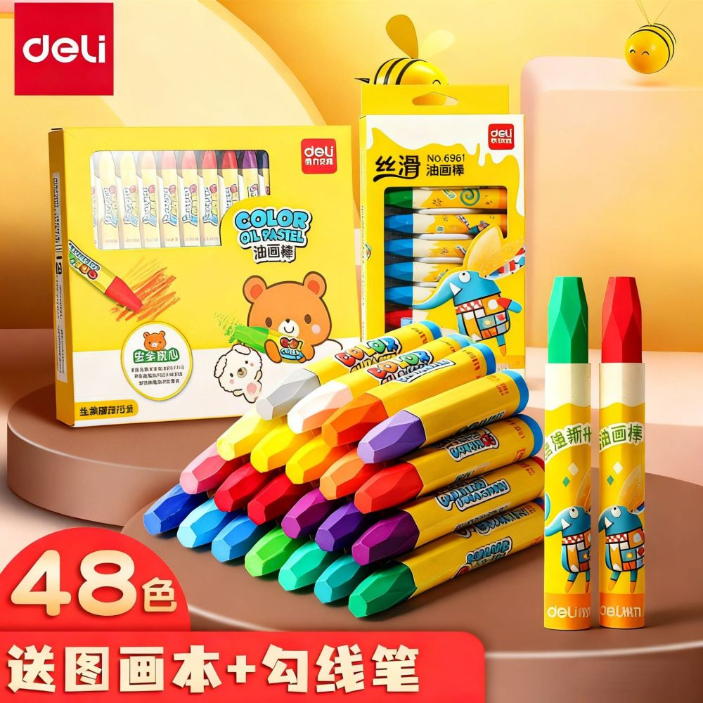 Wasserlösliches Pastellstift-Set für Kinder, waschbar