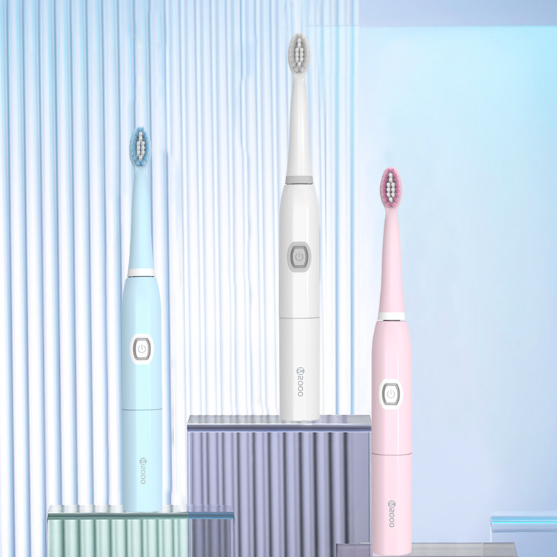 Adult Electric Toothbrush, Single Speed, Battery Powered