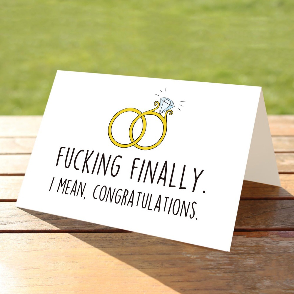 Funny Cat Meme Wedding Card, Anniversary Greeting Card