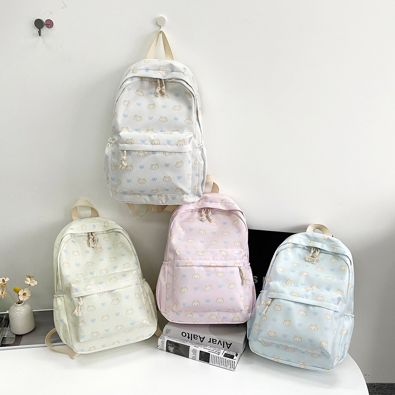 Girls school bag, large capacity, cute design, summer 2026
