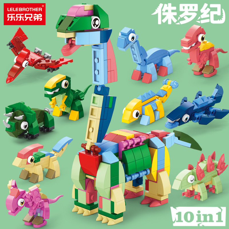 Kinder-Bausteine Jurassic Dinosaurier Modell