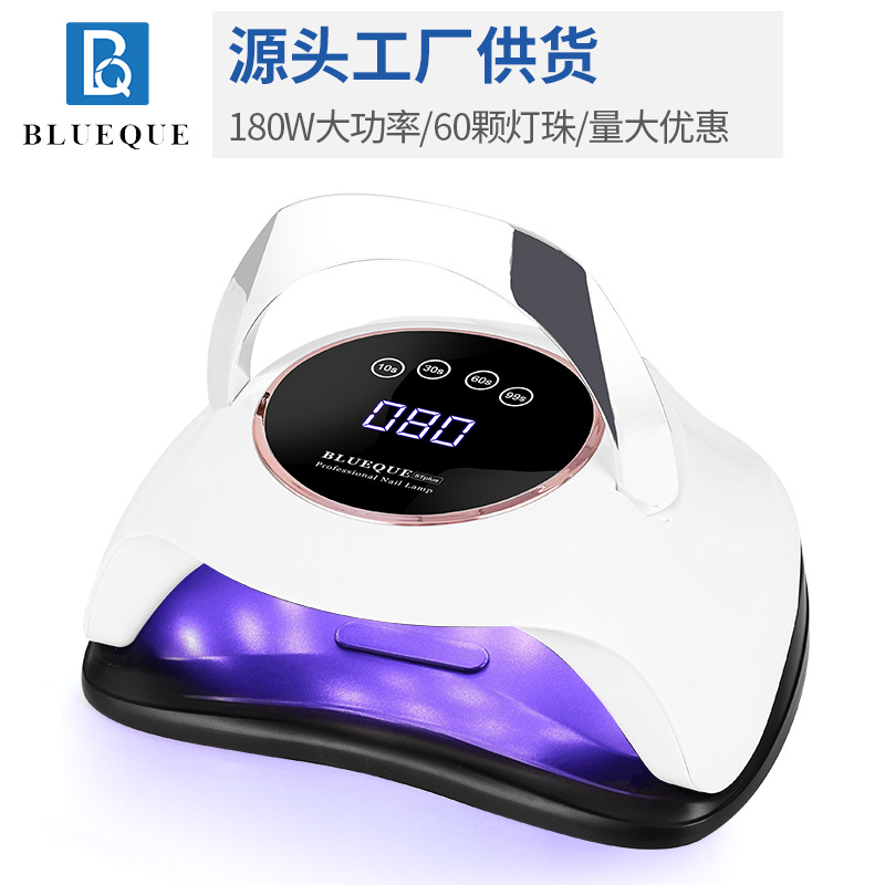UV/LED nail lamp, 180W, 60 LED diodes, professional nail dryer - 1