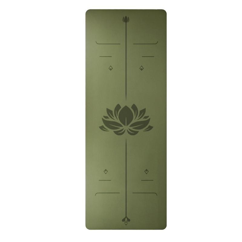 PU yoga mat, natural rubber, anti-slip, sweat-absorbent, thick